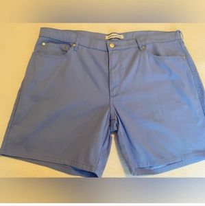 amazon essentials women shorts light blue size 40